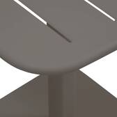Square garden table ALEGORIA Coffee 2 seats - Steel, Reinforced anti-rust treatment Coffee