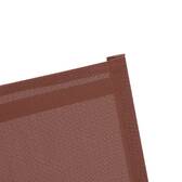 Set of 4 folding garden chairs ESSENTIA Mahogany Epoxy treated steel, Epoxy treated aluminum, Texaline Mahogany Brown