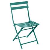 Folding garden chair GREENSBORO Opal green Epoxy treated steel, Reinforced anti-rust treatment Opal Green