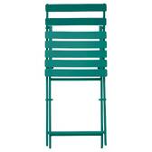 Folding garden chair GREENSBORO Opal green Epoxy treated steel, Reinforced anti-rust treatment Opal Green
