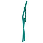 Folding garden chair GREENSBORO Opal green Epoxy treated steel, Reinforced anti-rust treatment Opal Green