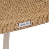 Garden chair WISTTY Clay Epoxy-treated aluminum, synthetic woven resin Clay