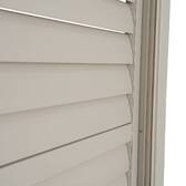 Sliding shutter EVORA Clay For EVORA Side 4 m - 2.4 x 3.7 m - Epoxy-coated aluminium Clay
