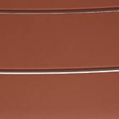 Garden chair ALEGORIA Mahogany Epoxy treated steel, Reinforced anti-rust treatment Mahogany Brown