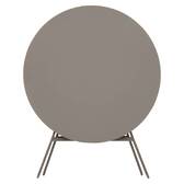 Folding balcony table GREENSBORO Coffee 4 seats - Steel, Reinforced anti-rust treatment Coffee