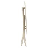 Folding square garden table AZUA Spelt / Clay 2 seats - Epoxy-treated aluminum, Glass Spelt / Clay