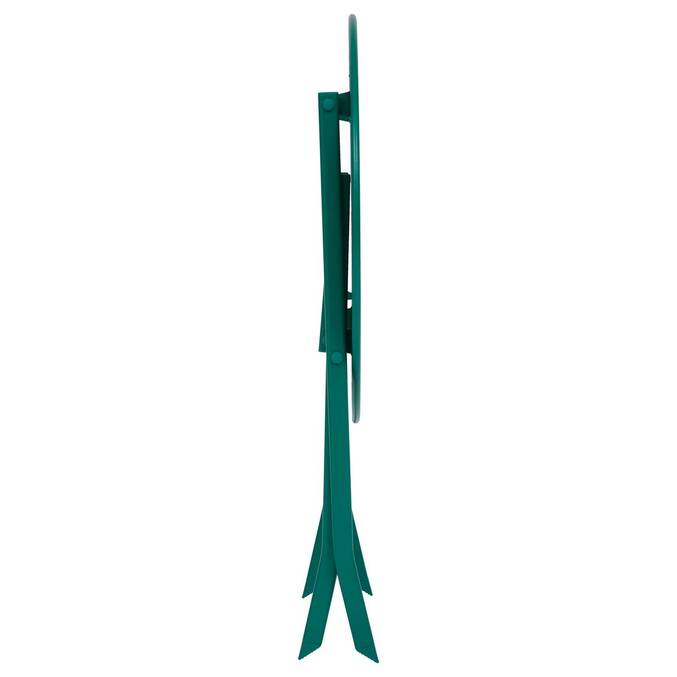Folding balcony table GREENSBORO Opal green 2 seats - Steel, Reinforced anti-rust treatment Opal Green