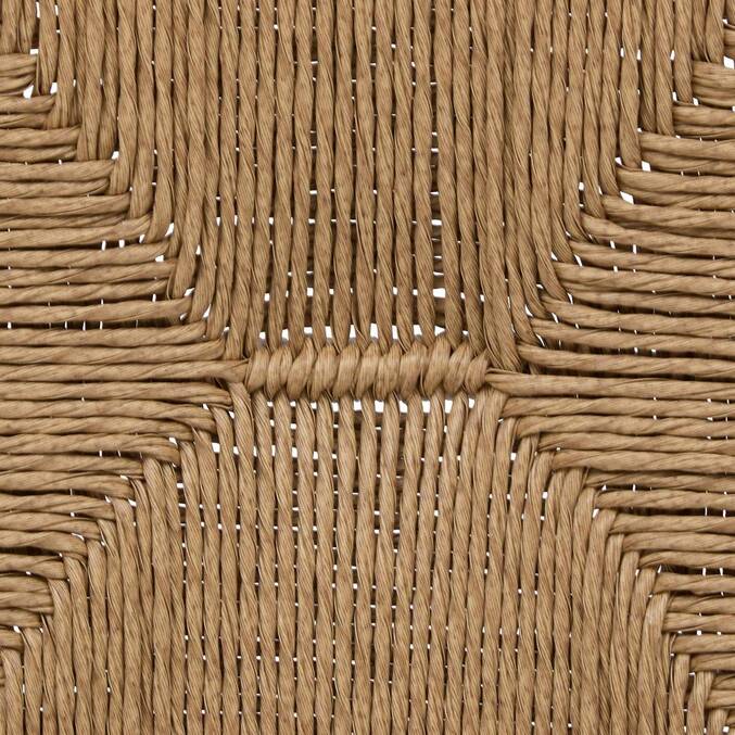 Garden chair WISTTY Graphite Epoxy-treated aluminum, synthetic woven resin Graphite