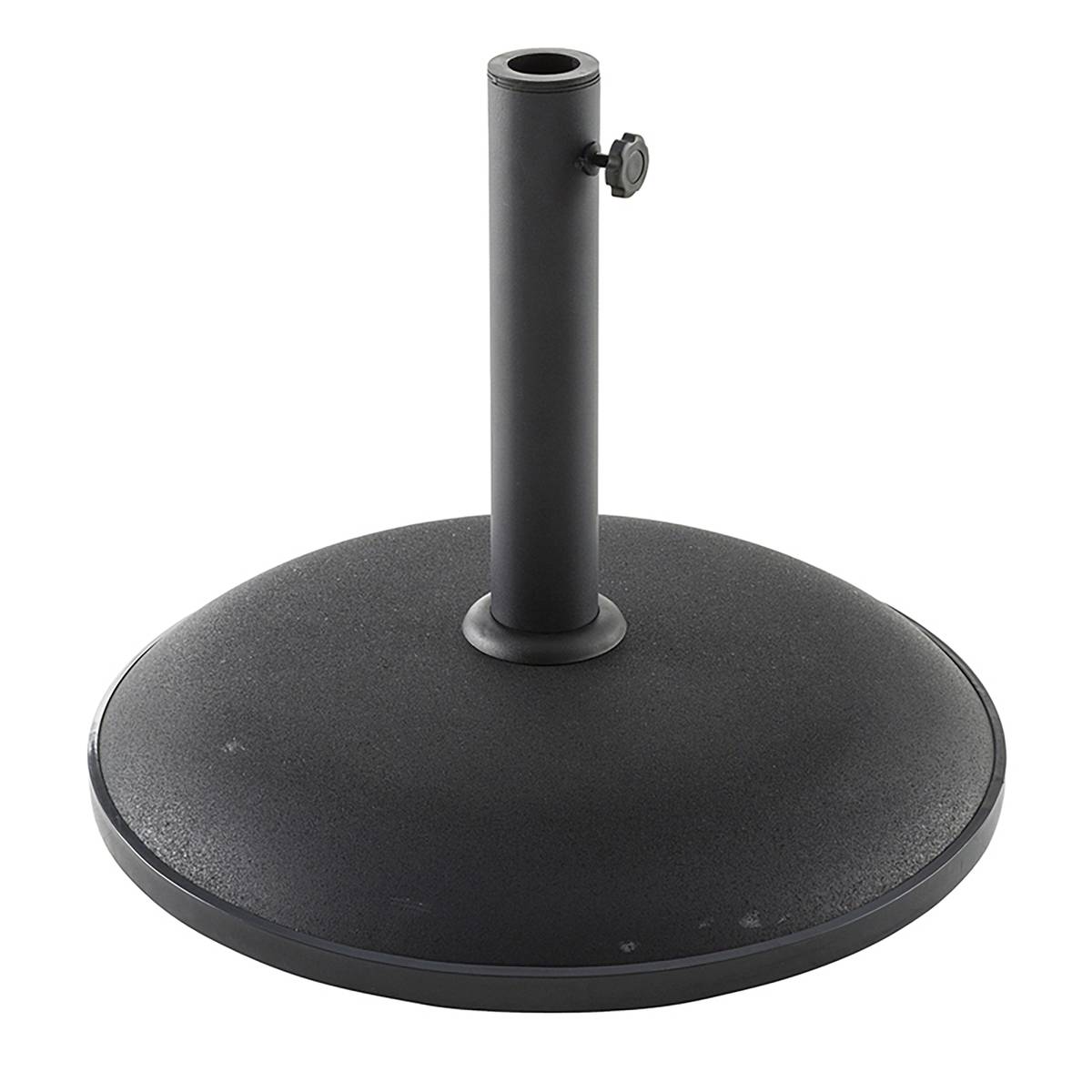 Base de sombrilla redonda DAILIO Negro 25 kg - Hormigón, Acero recubierto de epoxi Negro