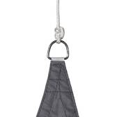 Vela de sombra rectangular CURACAO Gris 4 x 3 m - Poliéster Pizarra