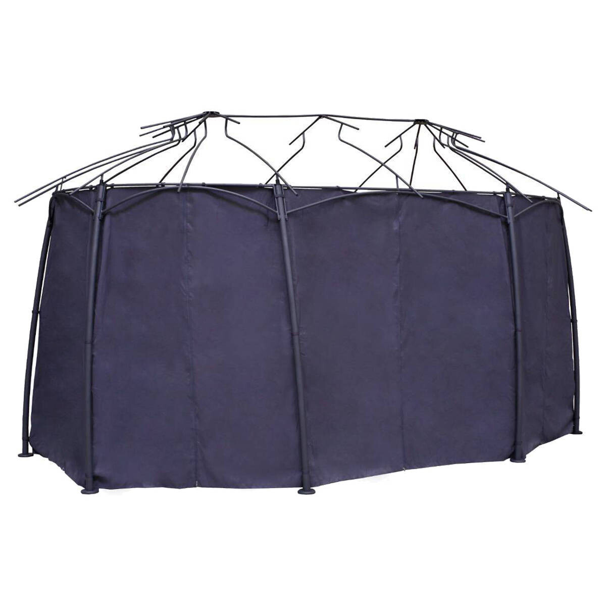 Cortinas para cenador MALDIVES Pizarra Para MALDIVES 5 x 3 m - Poliéster Pizarra