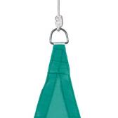 Vela de sombra triangular CURACAO Esmeralda 4 x 4 x 4 m - Poliéster Esmeralda