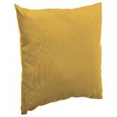 Cojín de exterior KORAI Amarillo mostaza 40 x 40 cm - Poliéster Amarillo mostaza