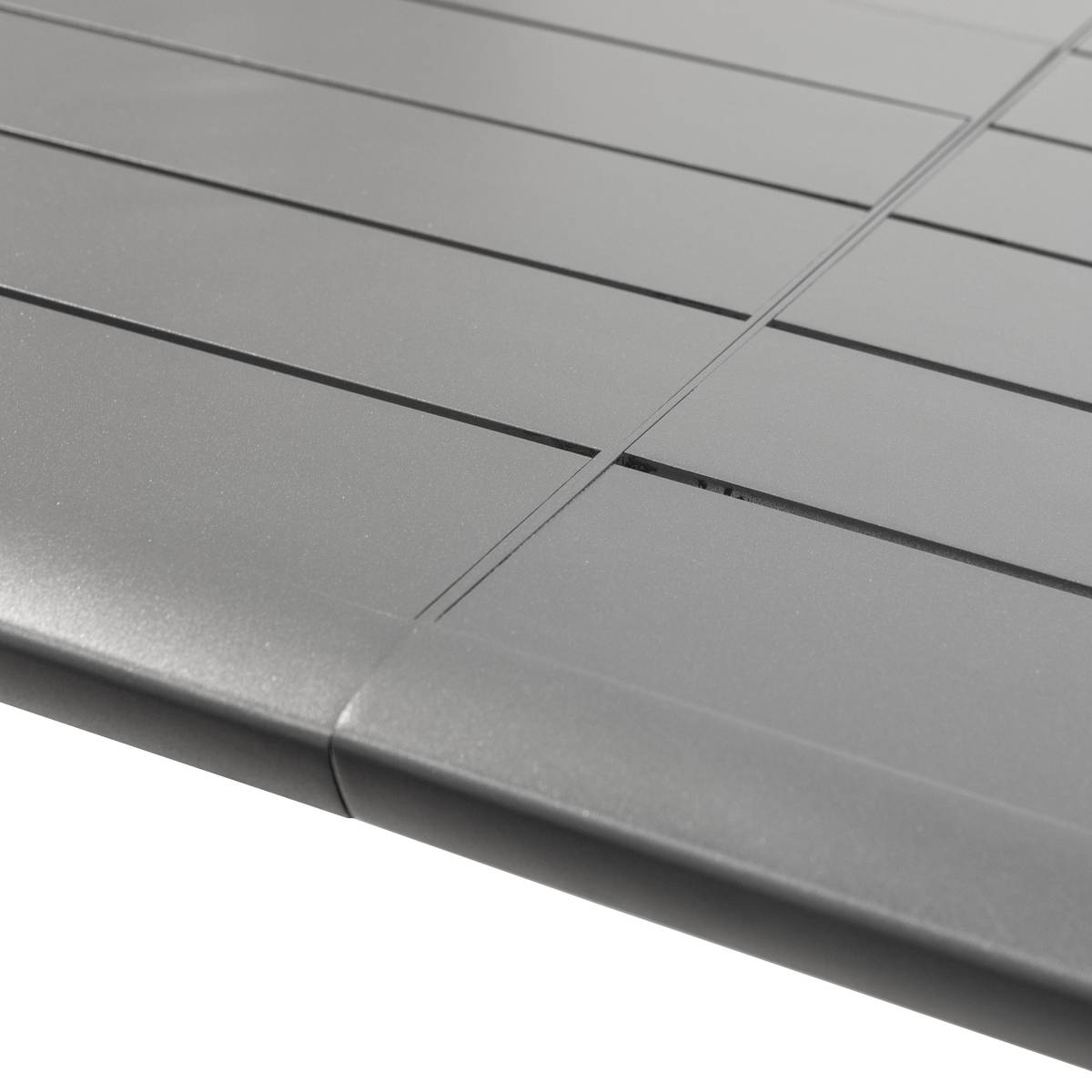 Mesa de jardín extensible PAVANE Grafito 10 plazas - Aluminio recubierto de epoxi Grafito