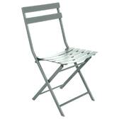 Silla de jardín plegable GREENSBORO Verde oliva Acero recubierto de epoxi, Tratamiento antioxidante reforzado Verde oliva