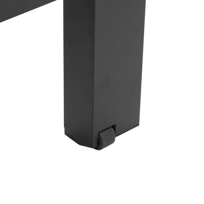 Cama de piscina doble ÉVASION Antracita / Grafito 2 plazas - Aluminio tratado con epoxi, Texaline3509