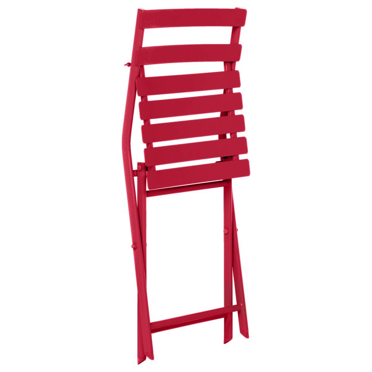 Silla de jardín plegable GREENSBORO Granada Acero recubierto de epoxi, Tratamiento antioxidante reforzado Granada