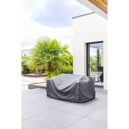 Funda protectora HAMBO para sofá Gris S 160 x 115 x 100 cm - Poliéster