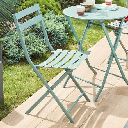 Silla de jardín plegable GREENSBORO Verde jade