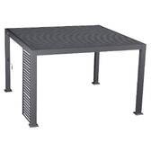 Persiana para pérgola bioclimática EVORA Grafito Para EVORA Lado 3 m - 1/3 lado - 0,9 x 2,4 m - Aluminio con tratamiento epoxi Grafito