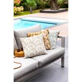Cojín decorativo de exterior FYLIE Palma / Camello 40 x 40 cm - Poliéster Camel