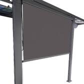 Toldo para pérgola ENOLIE Pizarra Para ENOLIE Lado 2 m - 1,8 m - Aluminio, Texaline Pizarra