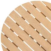 Mesa auxiliar de jardín redonda OLVINIA Acacia 46 x 35 cm - Acacia certificado FSC® Acacia
