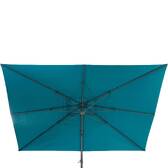Tela de sombrilla cuadrada MELHIA Azul pato Para MELHIA 3 x 3 m - Olefina Azul pato