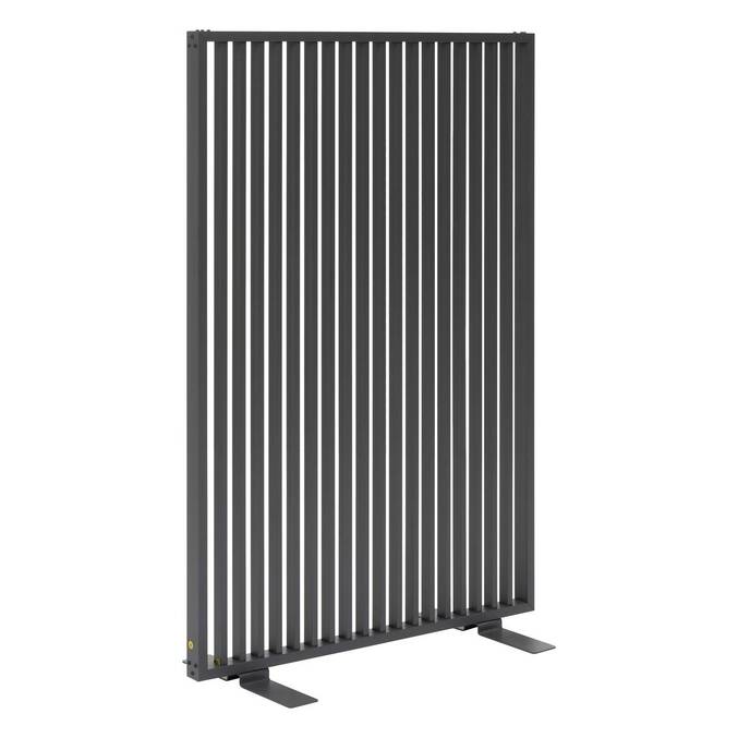 Pantalla de privacidad exterior ZUPTA Grafito 119 x 28 x 180 cm - Aluminio con recubrimiento de epoxi3500