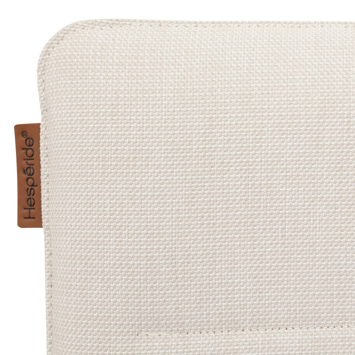 Silla de jardín con reposabrazos apilable DIESE Marfil / Arcilla Aluminio tratado con epoxi, Texaline Marfil / Arcilla