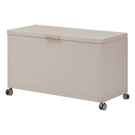 Baúl de almacenamiento EDENIO Arcilla 510 L - Acero galvanizado, Aluminio con recubrimiento de epoxi