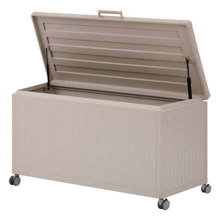 Baúl de almacenamiento EDENIO Arcilla 510 L - Acero galvanizado, Aluminio con recubrimiento de epoxi