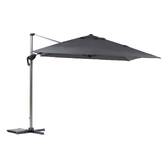 Parasol lateral rectangular ÉQUADOR Pizarra 4 x 3 m - Aluminio, Poliéster Pizarra