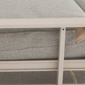Sillón de jardín AXIOME Arcilla Aluminio tratado con epoxi, Texaline, Poliéster Arcilla