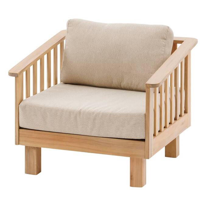 Sillón de jardín XENIA de acacia Acacia certificado FSC®3634