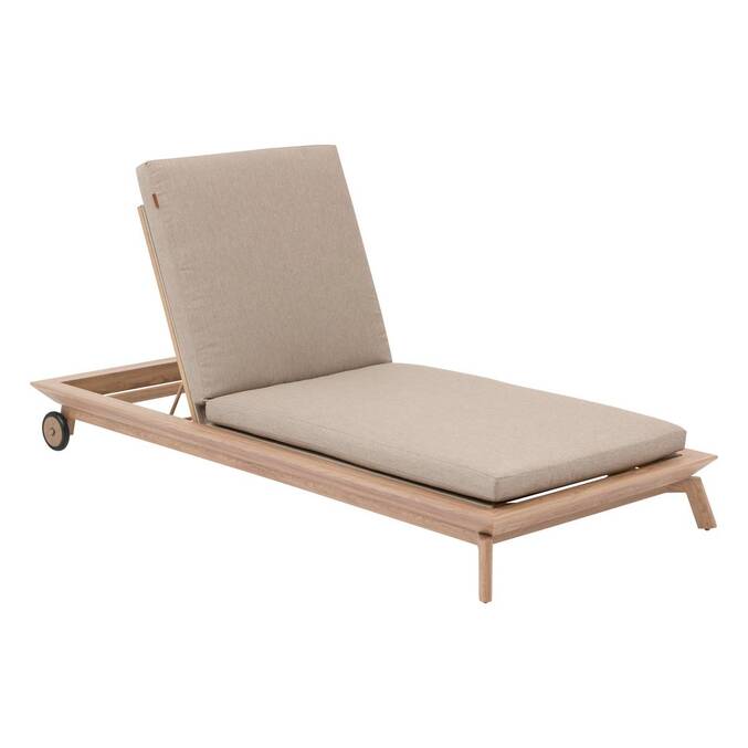 Cama de piscina MANISSA Beige Aluminio tratado con epoxi, Poliéster3883