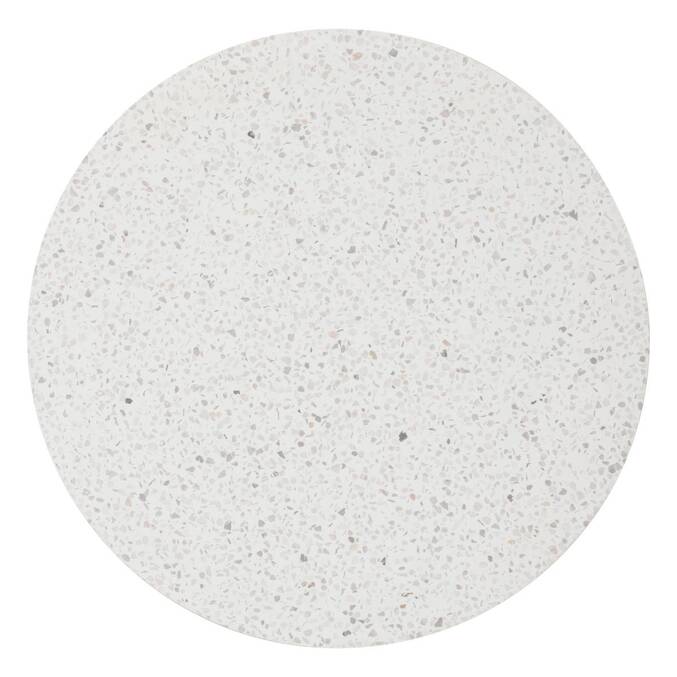 Mesa auxiliar de jardín redonda LEMINDO Eucalipto 50 x 53 cm - Eucalipto certificado FSC®3713