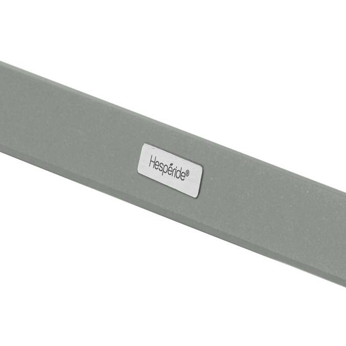 Mesa auxiliar de jardín cuadrada ALLURE Verde laurel 55 x 45 x 55 cm - Aluminio recubierto de epoxi Laurel