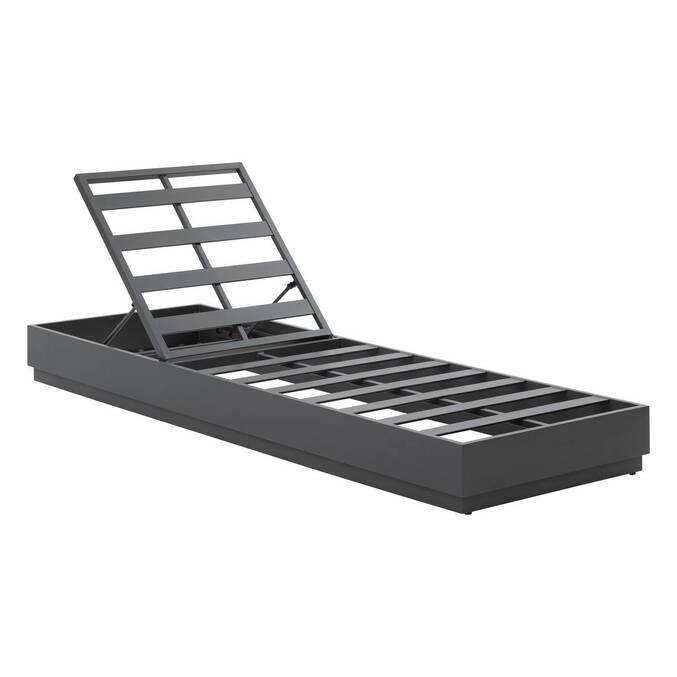 Cama de piscina ALLURE Grafito Aluminio tratado con epoxi, Poliéster3500