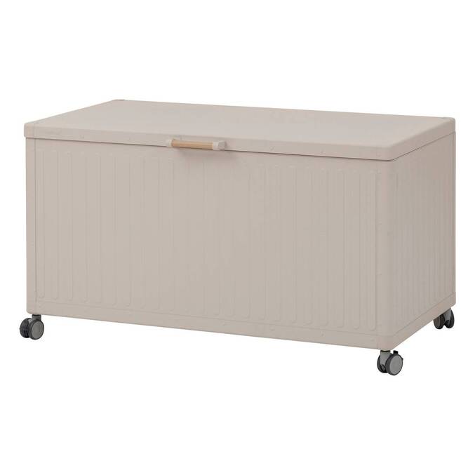 Baúl de almacenamiento EDENIO Arcilla 670 L - Acero galvanizado, Aluminio con recubrimiento epoxi3704