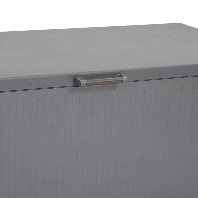 Baúl de almacenamiento EDENIO Grafito 1070 L - Acero galvanizado, Aluminio recubierto de epoxi3500