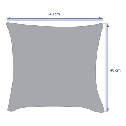 Cojín decorativo para exteriores MAORIA con diseño de jungla STOF x Hespéride - 40 x 40 cm - Poliéster