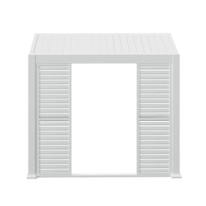 Persiana corredera para pérgola bioclimática EVORA Blanca Para EVORA Lado 3 m - 2,7 x 2,3 m - Aluminio con tratamiento epoxi9