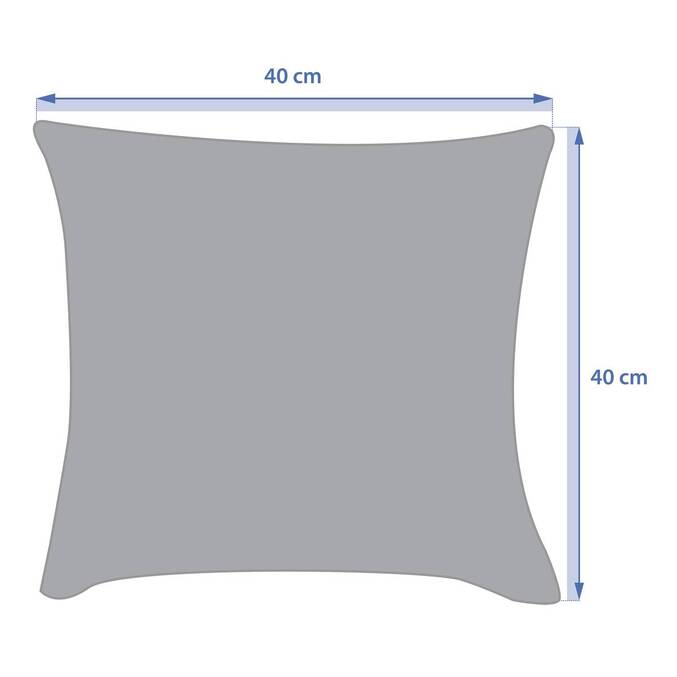 Cojín decorativo para exteriores MAORIA con diseño de jungla STOF x Hespéride - 40 x 40 cm - Poliéster Motivo jungla