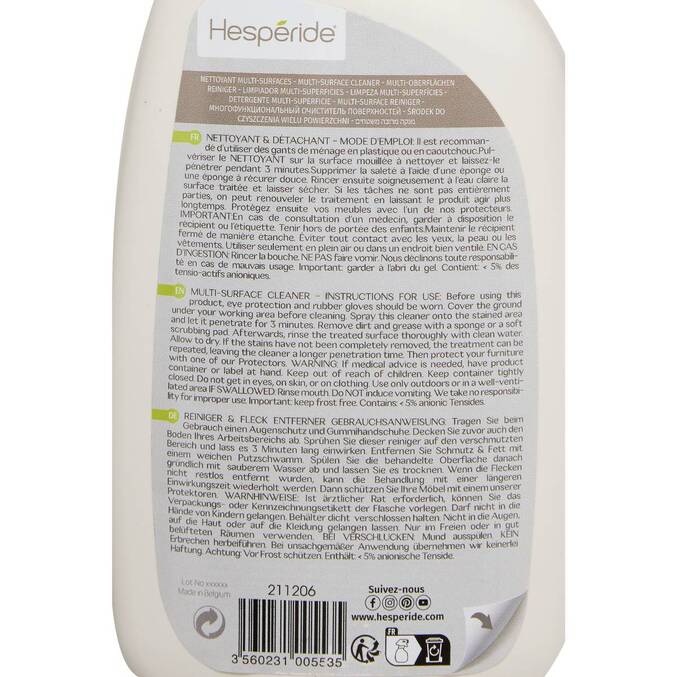 Limpiador multiusos Spray 75 cl Blanco