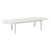 1 mesa de jardín extensible + 12 sillones apilables PIAZZA Arcilla 1 mesa extensible 12 plazas + 12 sillones apilables Arcilla