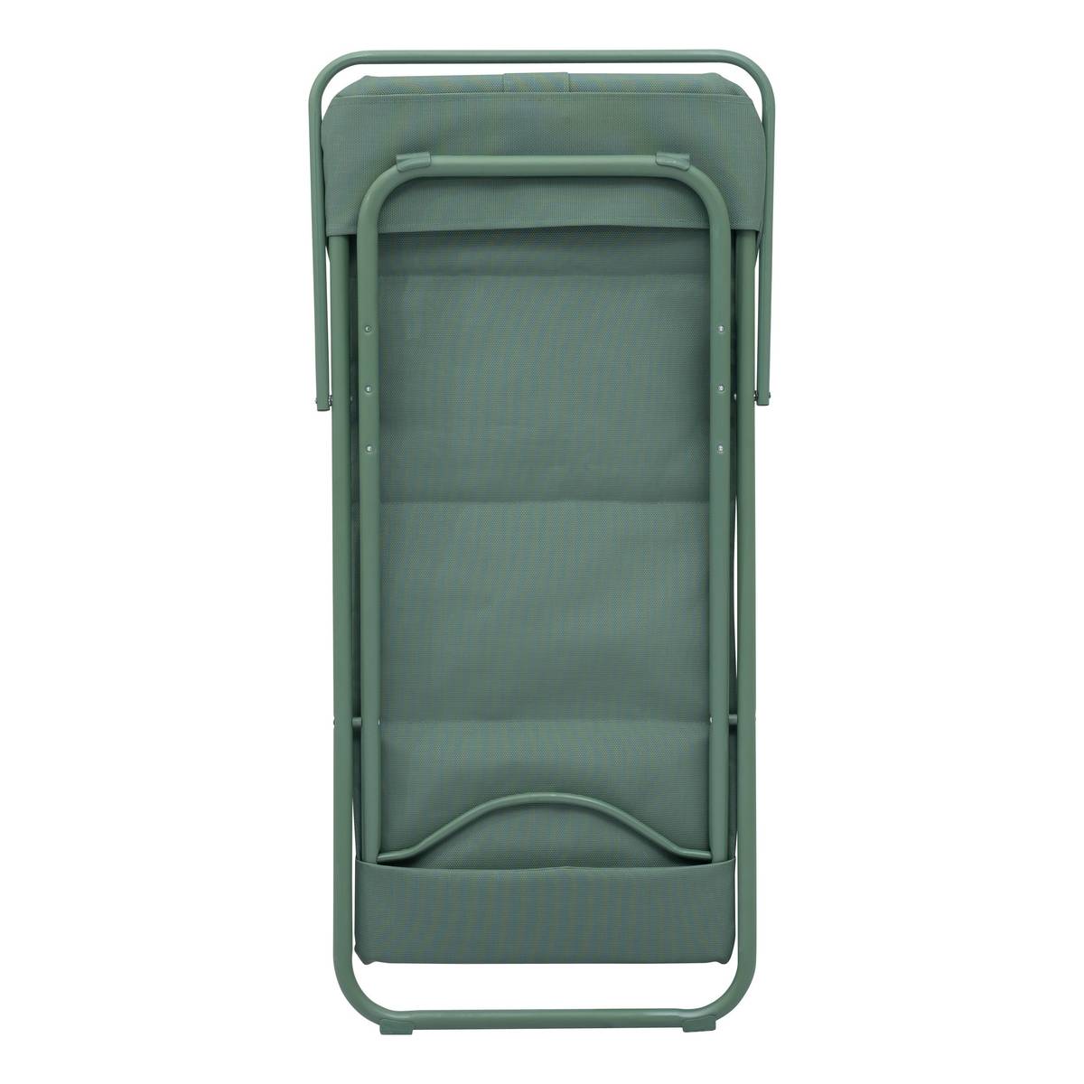 Tumbona plegable apilable de jardín MIRAEL Verde laurel NULL Laurel