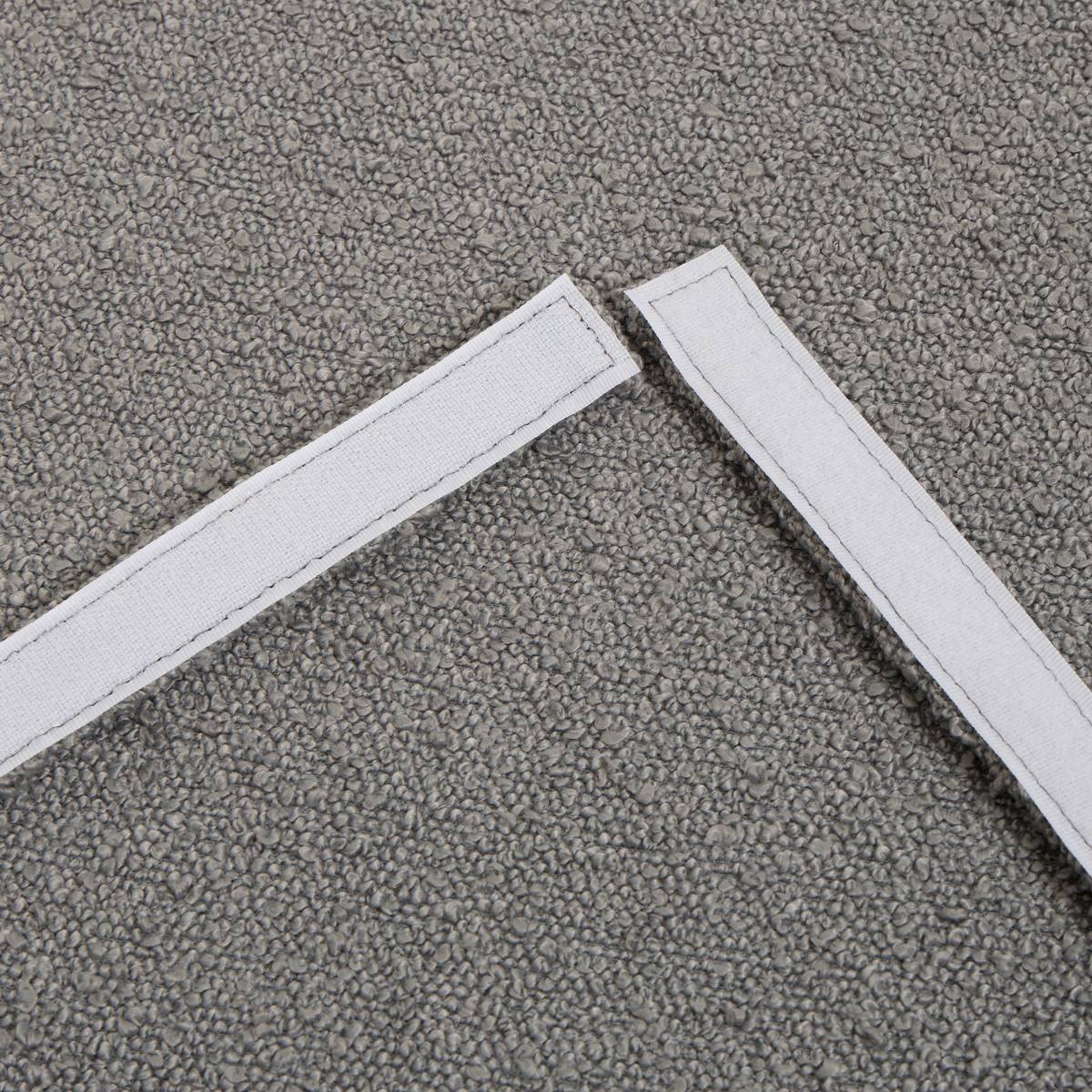 Cojín para silla SOLFIA Gris pizarra 40 x 40 cm - Poliéster Gris ardoise
