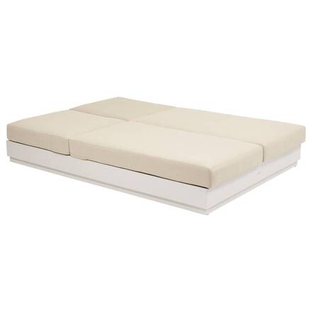 Cama de piscina ALLURE Beige / Avena Aluminio tratado con epoxi, Poliéster