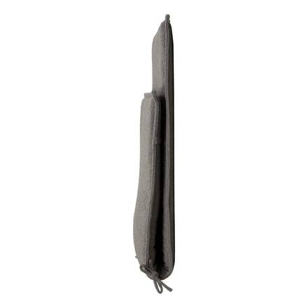 Cojín de tumbona SOLFIA Gris pizarra 190 x 60 cm - Poliéster